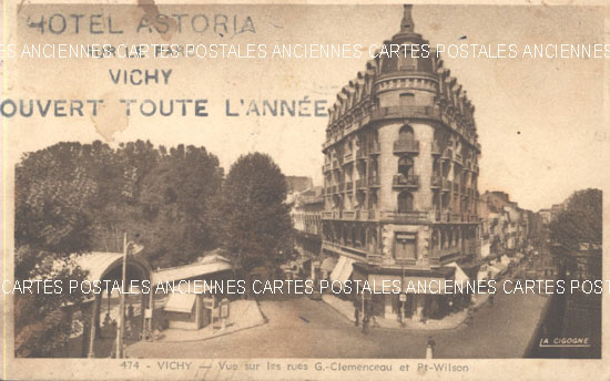 Cartes postales anciennes > CARTES POSTALES > carte postale ancienne > cartes-postales-ancienne.com  Vichy