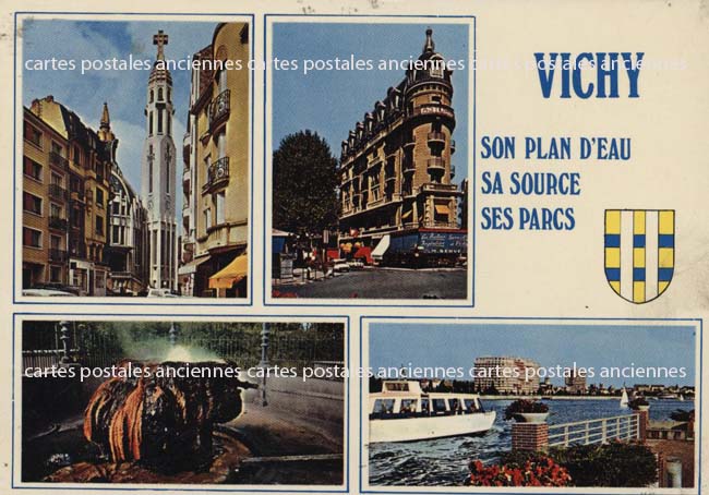 Cartes postales anciennes > CARTES POSTALES > carte postale ancienne > cartes-postales-ancienne.com  Vichy