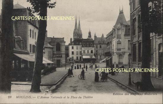 Cartes postales anciennes > CARTES POSTALES > carte postale ancienne > cartes-postales-ancienne.com  Moulins