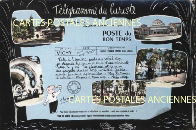 Cartes postales anciennes > CARTES POSTALES > carte postale ancienne > cartes-postales-ancienne.com  Vichy