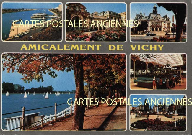 Cartes postales anciennes > CARTES POSTALES > carte postale ancienne > cartes-postales-ancienne.com  Vichy