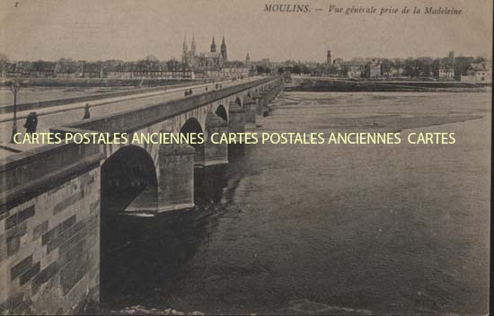 Cartes postales anciennes > CARTES POSTALES > carte postale ancienne > cartes-postales-ancienne.com  Moulins