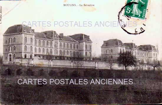 Cartes postales anciennes > CARTES POSTALES > carte postale ancienne > cartes-postales-ancienne.com Auvergne rhone alpes Allier Moulins