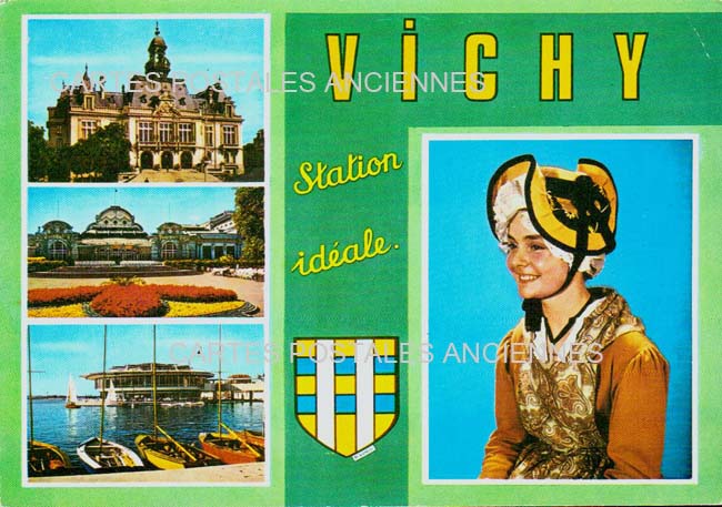 Cartes postales anciennes > CARTES POSTALES > carte postale ancienne > cartes-postales-ancienne.com  Vichy