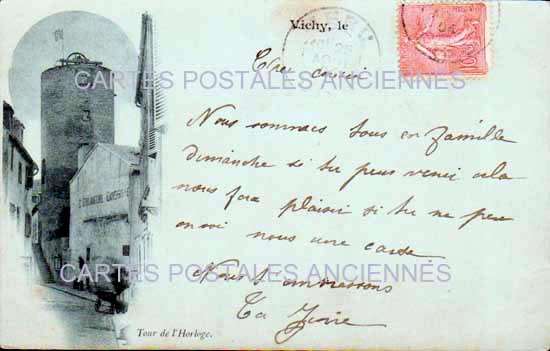 Cartes postales anciennes > CARTES POSTALES > carte postale ancienne > cartes-postales-ancienne.com  Vichy