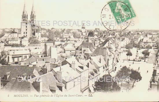 Cartes postales anciennes > CARTES POSTALES > carte postale ancienne > cartes-postales-ancienne.com  Moulins