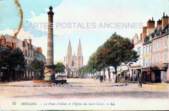 Cartes postales anciennes > CARTES POSTALES > carte postale ancienne > cartes-postales-ancienne.com  Moulins