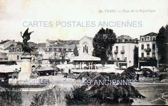 Cartes postales anciennes > CARTES POSTALES > carte postale ancienne > cartes-postales-ancienne.com  Vichy