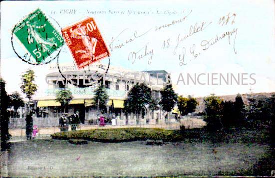 Cartes postales anciennes > CARTES POSTALES > carte postale ancienne > cartes-postales-ancienne.com  Vichy