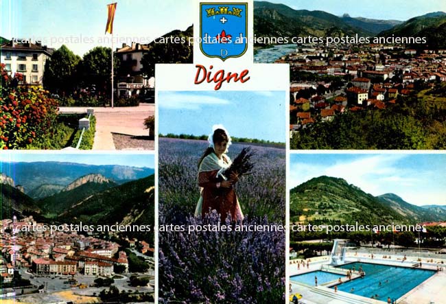 Cartes postales anciennes > CARTES POSTALES > carte postale ancienne > cartes-postales-ancienne.com Provence alpes cote d'azur Digne Les Bains