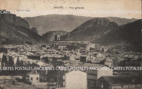 Cartes postales anciennes > CARTES POSTALES > carte postale ancienne > cartes-postales-ancienne.com Provence alpes cote d'azur Digne Les Bains