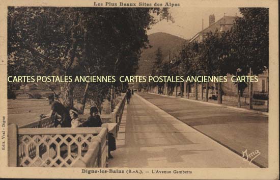 Cartes postales anciennes > CARTES POSTALES > carte postale ancienne > cartes-postales-ancienne.com  Digne Les Bains