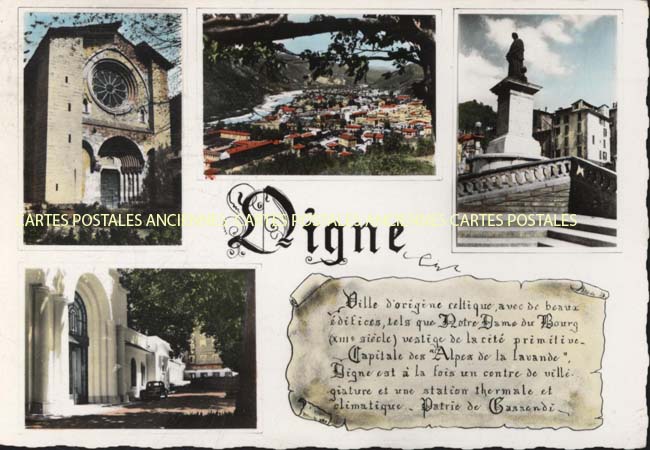 Cartes postales anciennes > CARTES POSTALES > carte postale ancienne > cartes-postales-ancienne.com Provence alpes cote d'azur Digne Les Bains