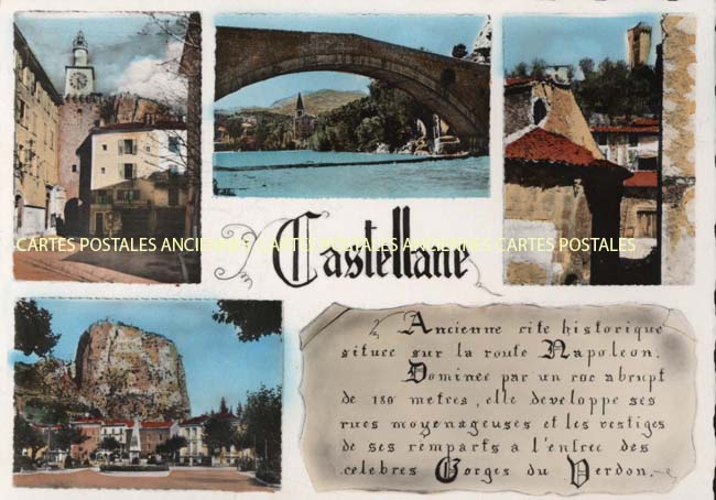 Cartes postales anciennes > CARTES POSTALES > carte postale ancienne > cartes-postales-ancienne.com  Castellane