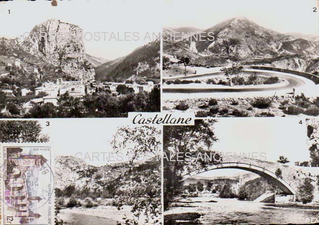 Cartes postales anciennes > CARTES POSTALES > carte postale ancienne > cartes-postales-ancienne.com Provence alpes cote d'azur Alpes de haute provence Castellane