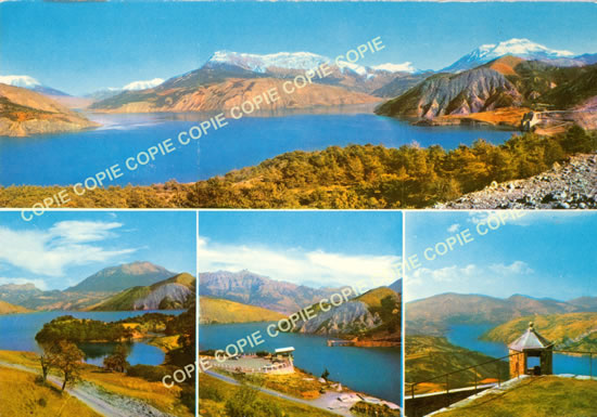 Cartes postales anciennes > CARTES POSTALES > carte postale ancienne > cartes-postales-ancienne.com Provence alpes cote d'azur Savines Le Lac