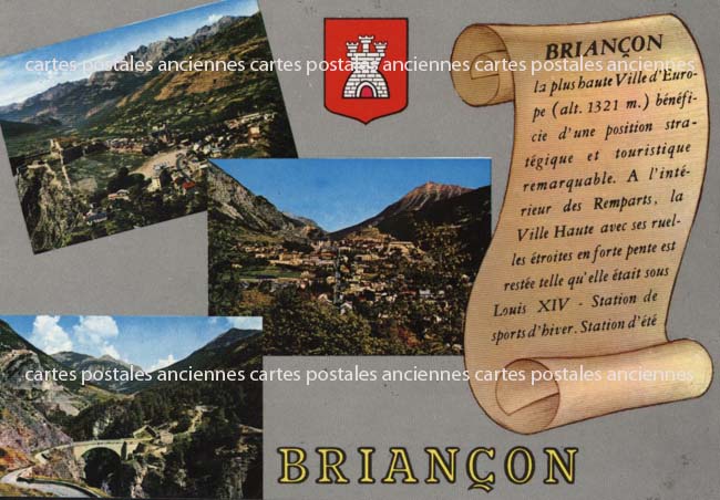 Cartes postales anciennes > CARTES POSTALES > carte postale ancienne > cartes-postales-ancienne.com Provence alpes cote d'azur Hautes alpes Briancon