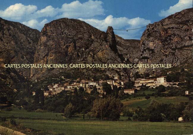 Cartes postales anciennes > CARTES POSTALES > carte postale ancienne > cartes-postales-ancienne.com Provence alpes cote d'azur Hautes alpes Moustiers Sainte Marie