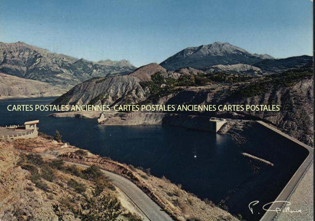 Cartes postales anciennes > CARTES POSTALES > carte postale ancienne > cartes-postales-ancienne.com Provence alpes cote d'azur Savines Le Lac