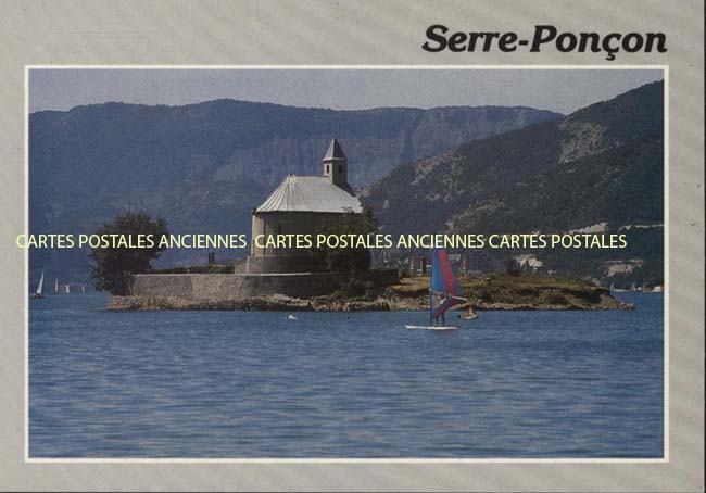 Cartes postales anciennes > CARTES POSTALES > carte postale ancienne > cartes-postales-ancienne.com Provence alpes cote d'azur Savines Le Lac