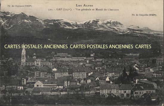 Cartes postales anciennes > CARTES POSTALES > carte postale ancienne > cartes-postales-ancienne.com Provence alpes cote d'azur Hautes alpes Gap