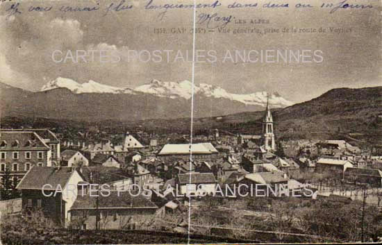 Cartes postales anciennes > CARTES POSTALES > carte postale ancienne > cartes-postales-ancienne.com Provence alpes cote d'azur Hautes alpes Gap