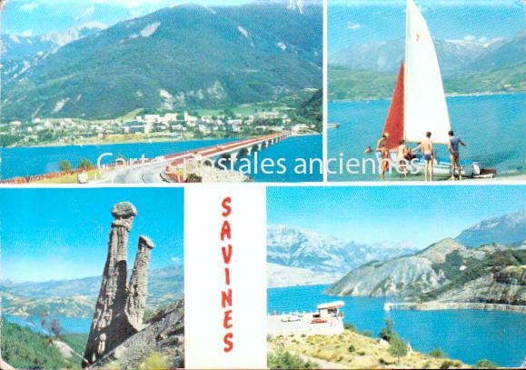 Cartes postales anciennes > CARTES POSTALES > carte postale ancienne > cartes-postales-ancienne.com Provence alpes cote d'azur Savines Le Lac