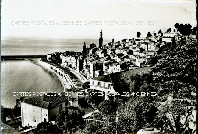 Cartes postales anciennes > CARTES POSTALES > carte postale ancienne > cartes-postales-ancienne.com Provence alpes cote d'azur Alpes maritimes Menton