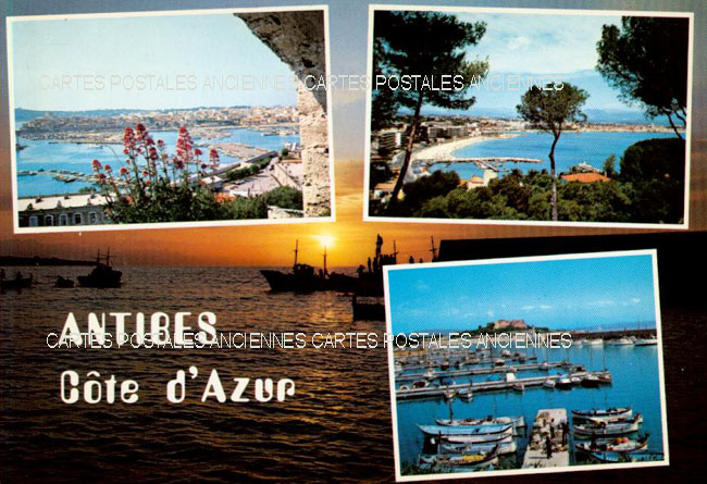 Cartes postales anciennes > CARTES POSTALES > carte postale ancienne > cartes-postales-ancienne.com Provence alpes cote d'azur Alpes maritimes Antibes