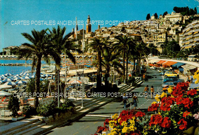 Cartes postales anciennes > CARTES POSTALES > carte postale ancienne > cartes-postales-ancienne.com Provence alpes cote d'azur Alpes maritimes Menton