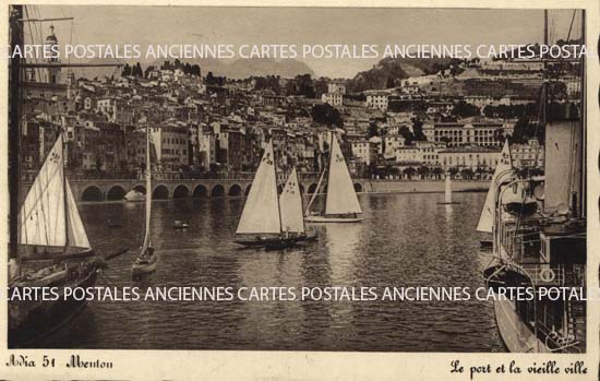 Cartes postales anciennes > CARTES POSTALES > carte postale ancienne > cartes-postales-ancienne.com Provence alpes cote d'azur Menton