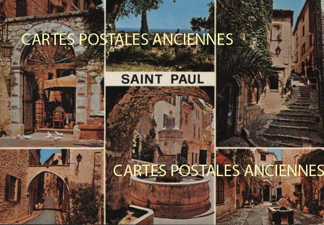 Cartes postales anciennes > CARTES POSTALES > carte postale ancienne > cartes-postales-ancienne.com Provence alpes cote d'azur Saint Paul