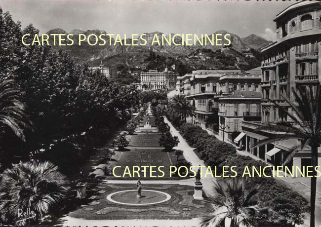 Cartes postales anciennes > CARTES POSTALES > carte postale ancienne > cartes-postales-ancienne.com Provence alpes cote d'azur Menton