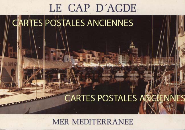 Cartes postales anciennes > CARTES POSTALES > carte postale ancienne > cartes-postales-ancienne.com Occitanie Herault Le Cap D Agde