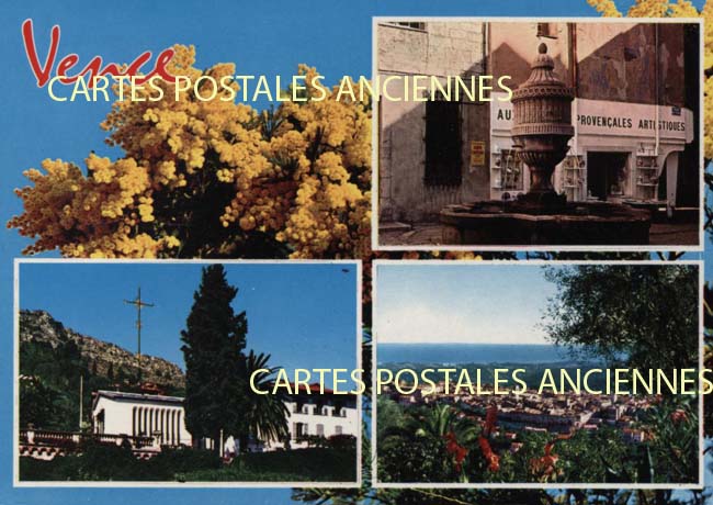 Cartes postales anciennes > CARTES POSTALES > carte postale ancienne > cartes-postales-ancienne.com Provence alpes cote d'azur Vence