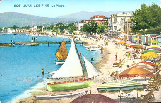 Cartes postales anciennes > CARTES POSTALES > carte postale ancienne > cartes-postales-ancienne.com Alpes maritimes 06 Juan Les Pins