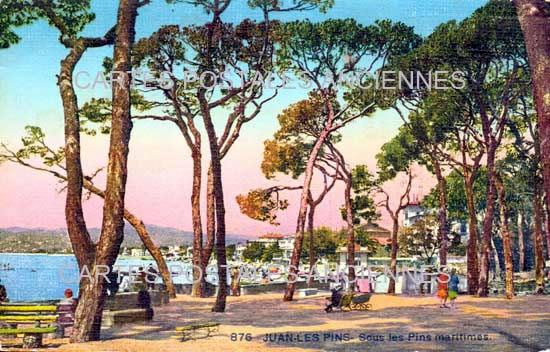 Cartes postales anciennes > CARTES POSTALES > carte postale ancienne > cartes-postales-ancienne.com Alpes maritimes 06 Juan Les Pins