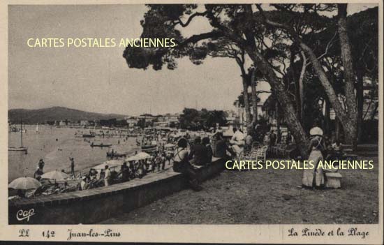 Cartes postales anciennes > CARTES POSTALES > carte postale ancienne > cartes-postales-ancienne.com Provence alpes cote d'azur Juan Les Pins