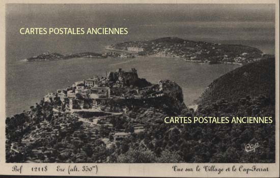 Cartes postales anciennes > CARTES POSTALES > carte postale ancienne > cartes-postales-ancienne.com Provence alpes cote d'azur Eze