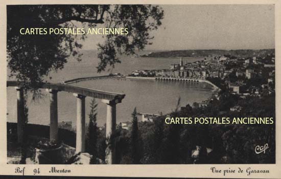 Cartes postales anciennes > CARTES POSTALES > carte postale ancienne > cartes-postales-ancienne.com Provence alpes cote d'azur Menton