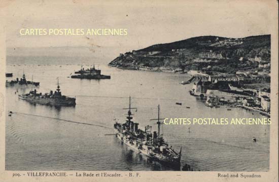 Cartes postales anciennes > CARTES POSTALES > carte postale ancienne > cartes-postales-ancienne.com Provence alpes cote d'azur Villefranche Sur Mer