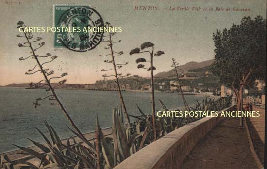 Cartes postales anciennes > CARTES POSTALES > carte postale ancienne > cartes-postales-ancienne.com Provence alpes cote d'azur Menton