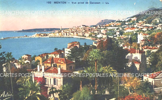 Cartes postales anciennes > CARTES POSTALES > carte postale ancienne > cartes-postales-ancienne.com Provence alpes cote d'azur Menton