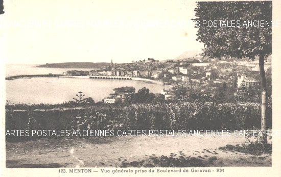 Cartes postales anciennes > CARTES POSTALES > carte postale ancienne > cartes-postales-ancienne.com Provence alpes cote d'azur Menton