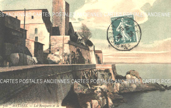 Cartes postales anciennes > CARTES POSTALES > carte postale ancienne > cartes-postales-ancienne.com Provence alpes cote d'azur Antibes