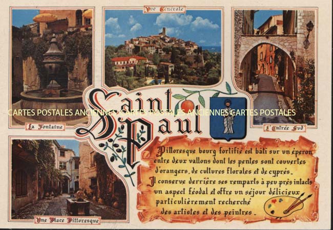 Cartes postales anciennes > CARTES POSTALES > carte postale ancienne > cartes-postales-ancienne.com Provence alpes cote d'azur Saint Paul