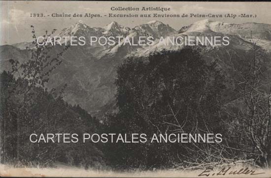 Cartes postales anciennes > CARTES POSTALES > carte postale ancienne > cartes-postales-ancienne.com Provence alpes cote d'azur Peira Cava