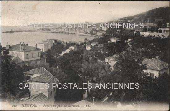 Cartes postales anciennes > CARTES POSTALES > carte postale ancienne > cartes-postales-ancienne.com Provence alpes cote d'azur Menton