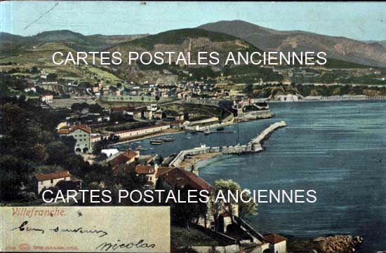 Cartes postales anciennes > CARTES POSTALES > carte postale ancienne > cartes-postales-ancienne.com Provence alpes cote d'azur Villefranche Sur Mer