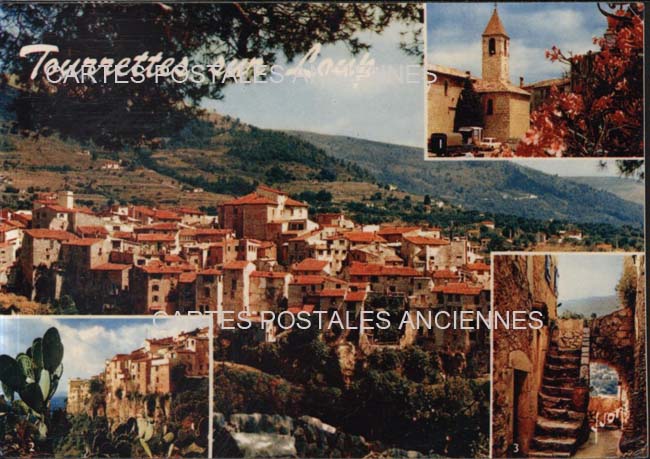 Cartes postales anciennes > CARTES POSTALES > carte postale ancienne > cartes-postales-ancienne.com Provence alpes cote d'azur Tourette Sur Loup